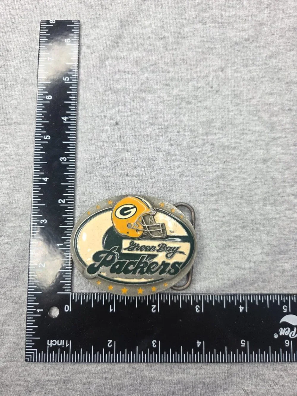 Rare 1997 Siskiyou Green Bay Packers Limited Edition Pewter Belt Buckle NFL USA